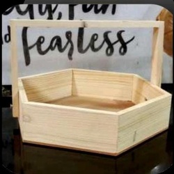 2. Wooden Trays & Hampers